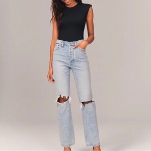 Abercrombie & Fitch High Rise Dad Jeans